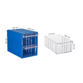 Plastik Çekmeceli Kutular 401-6D