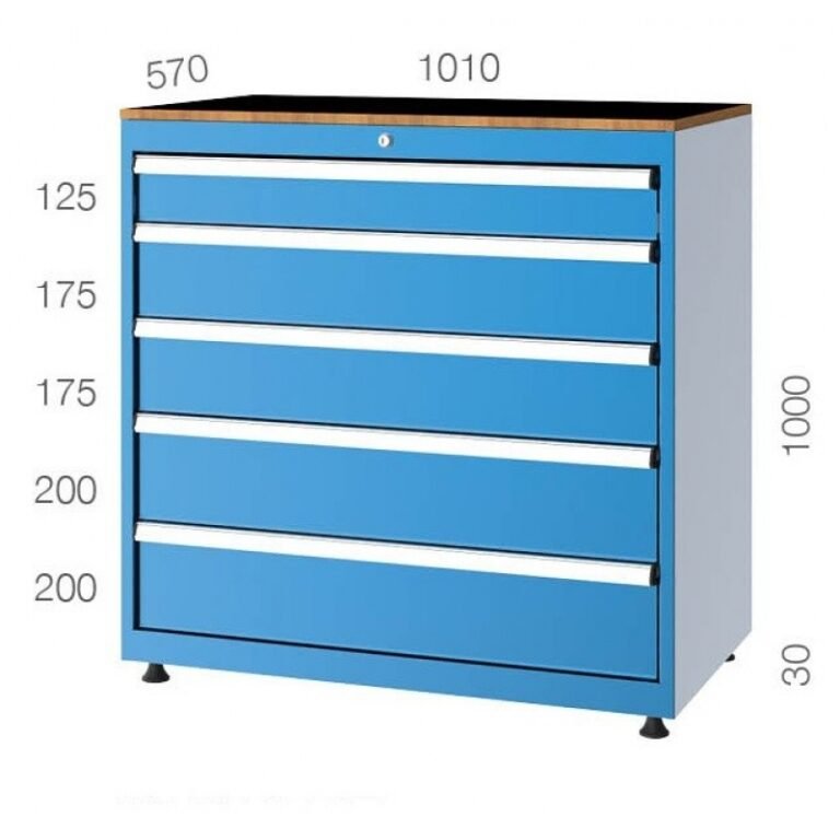 1010x570 5 Çekmeceli Takım Dolabı KCD010102