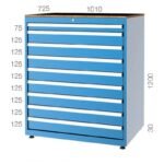 1010x725 9 Çekmeceli Takım Dolabı KCD011202