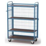 Raflı Tel Örgü Korumalı Yük Arabası KTE04445