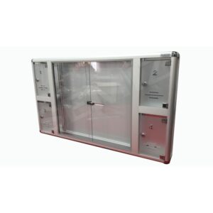 4 Gözlü İlan Panolu Posta Kutusu