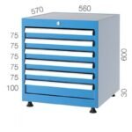 560x570  6 Çekmeceli Takım Dolabı KCD05061