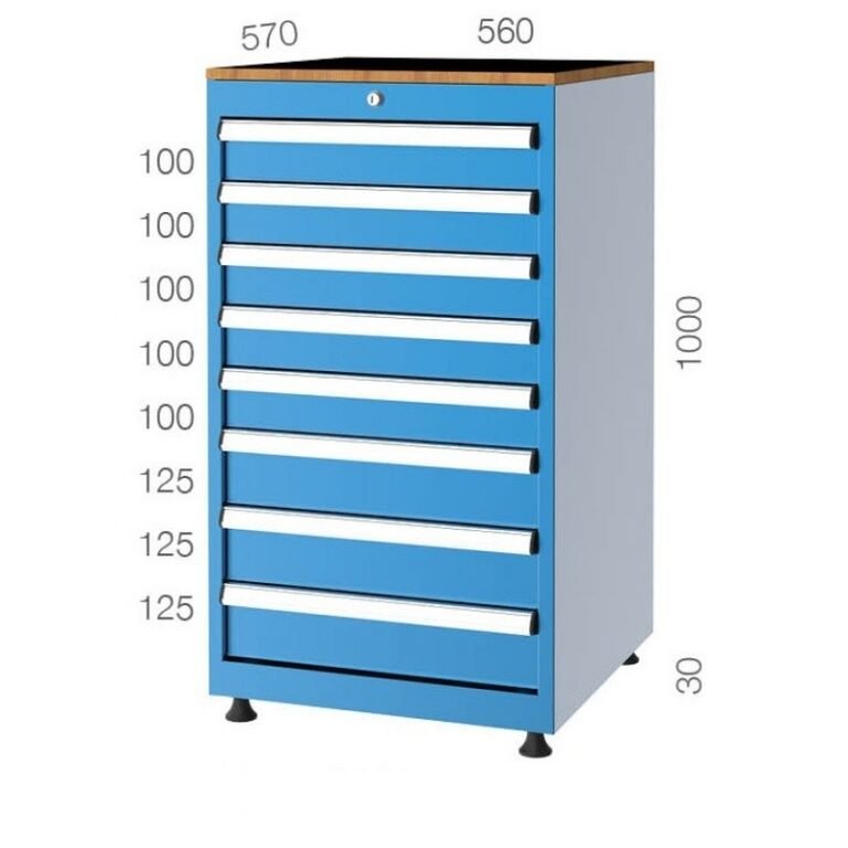 560x570 8 Çekmeceli Takım Dolabı KCD05101