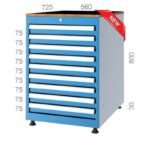 560x725 9 Çekmeceli Takım Dolabı KCD057081