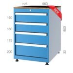 560x725 4 Çekmeceli Takım Dolabı KCD057082