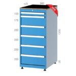 560x725 6 Çekmeceli Takım Dolabı KCD057202