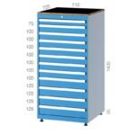 710x725 12 Çekmeceli Takım Dolabı KCD07401