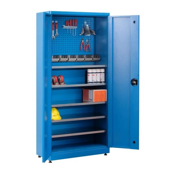 5 Raflı Avadanlık Kutulu Ve Panolu Malzeme Takım Dolabı KED06230