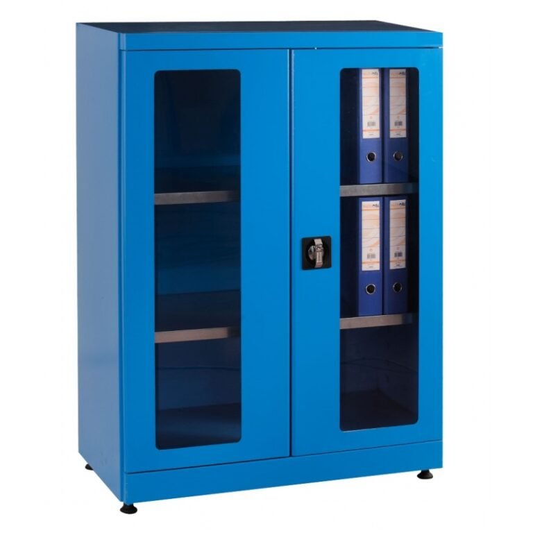 Plexi Kapaklı Kısa Malzeme Dolabı KED06246