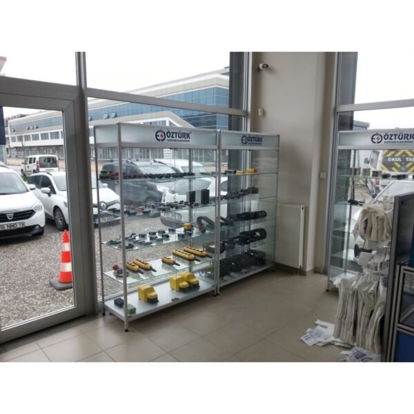Ürün Sergi Ekipmanları Camlı Vitrin USE03